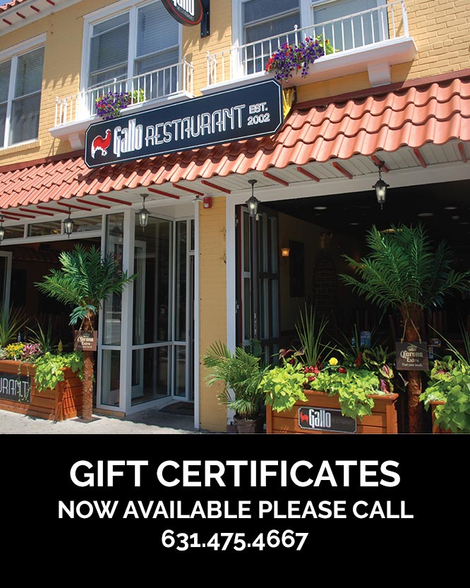 Gallo Gift Certificates