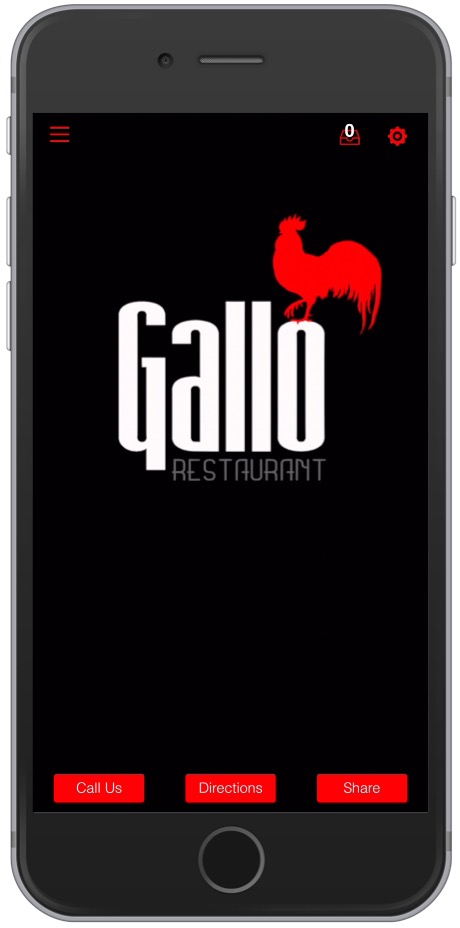 Gallo Restaurant App Image